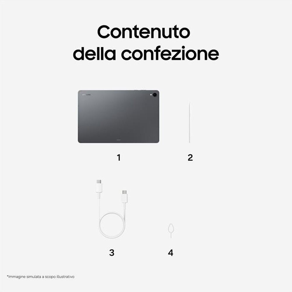 Immagine del prodotto SAMSUNG - GALAXY TAB S12+ 256GB WI-FI-Gray