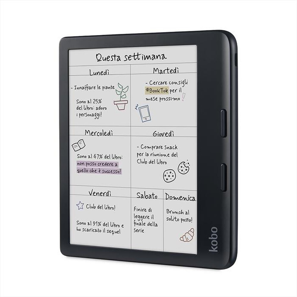 "KOBO - LIBRA COLOUR-Nero"