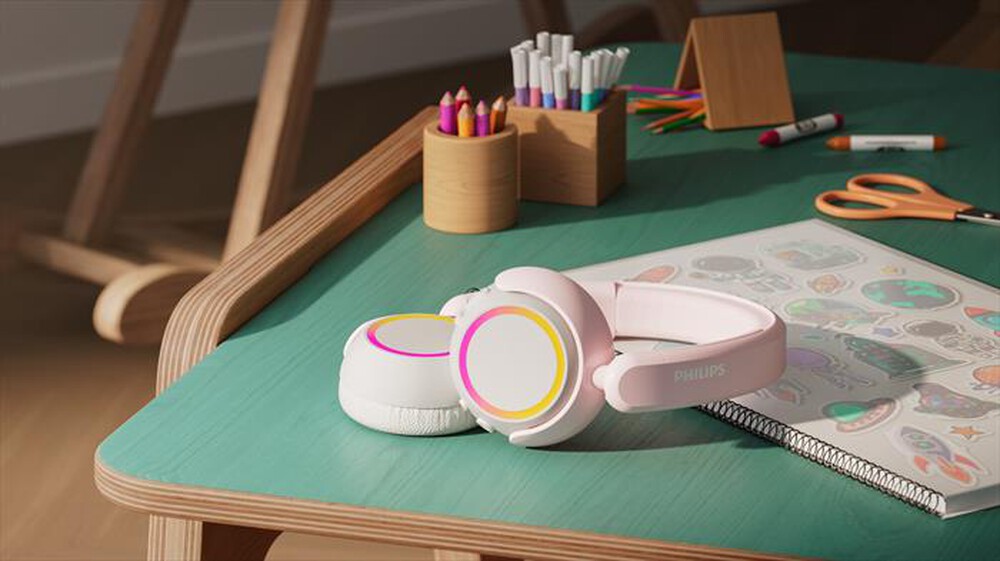 Immagine del prodotto PHILIPS - Cuffie wireless on-ear per bambini TAK4200PK/00-Pink