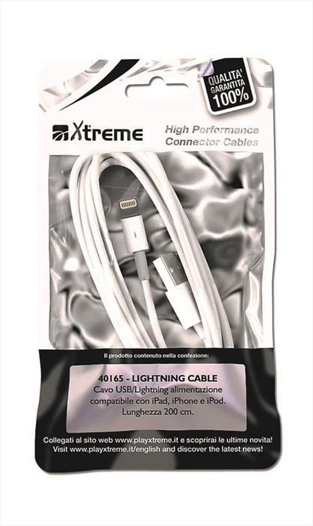 "XTREME - 40165 - Cavo Alimentazione Lighthing iPad/iPhone/iPod"