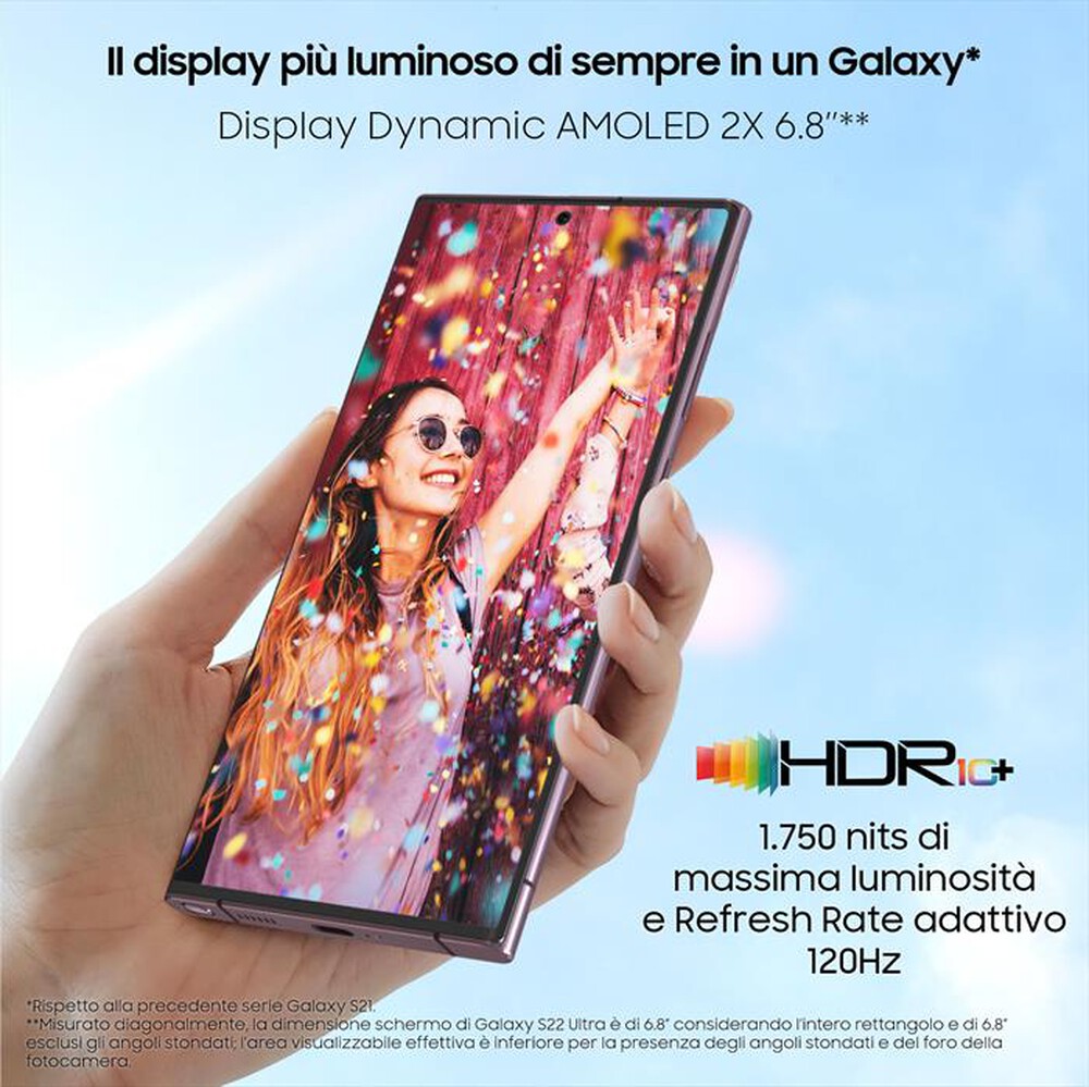 "SAMSUNG - GALAXY S22 ULTRA 512GB-Burgundy"
