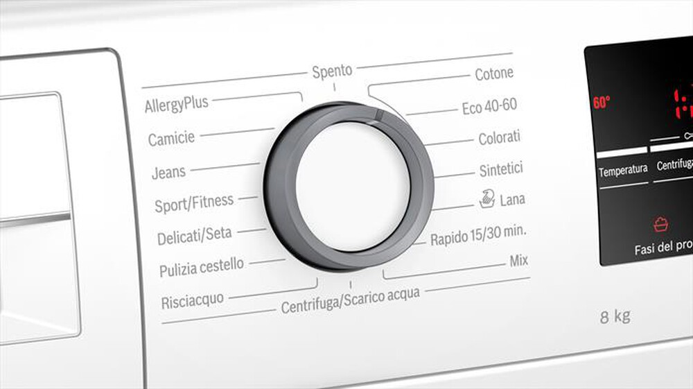 "BOSCH - Lavatrice WAU24T28IT 8 Kg Classe C-BIANCA"