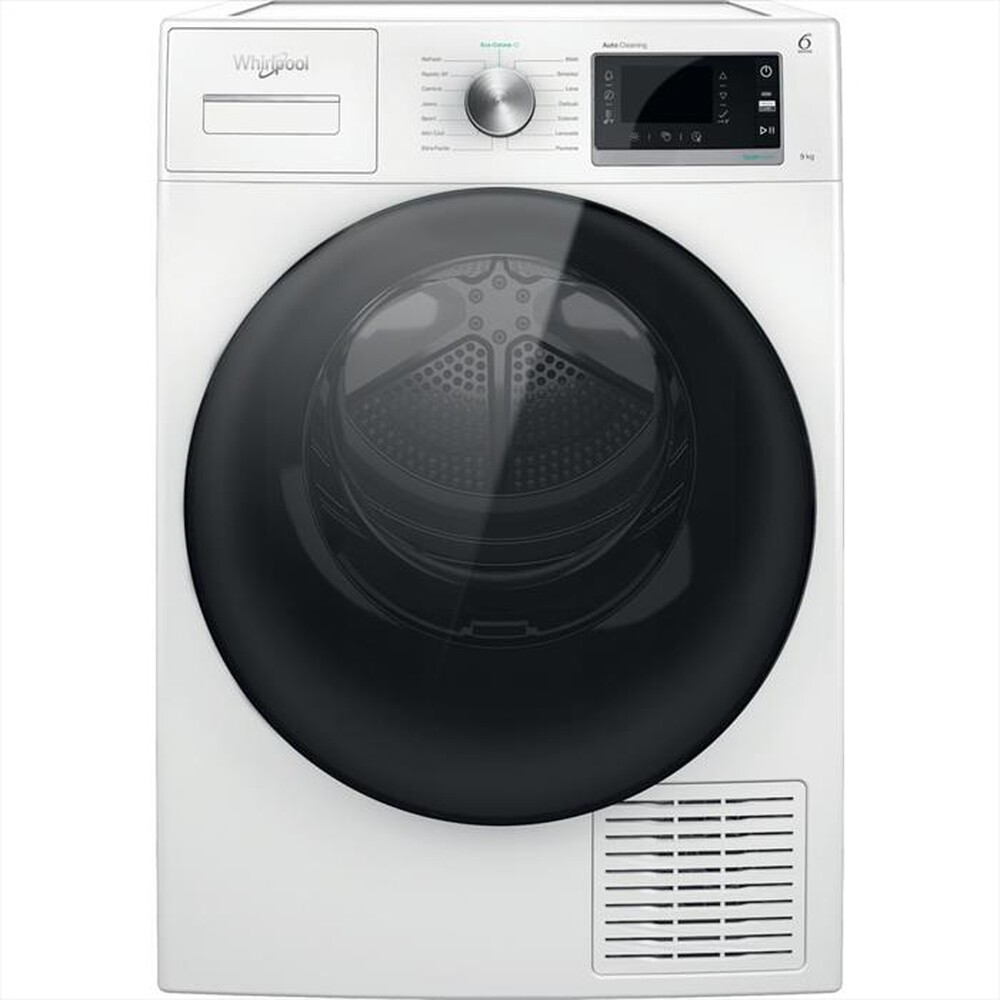 "WHIRLPOOL - Asciugatrice SUPREME SILENCE W6 D94WB IT 9 Kg A+++-Bianco"