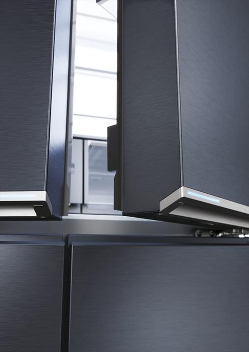 "HAIER - Frigorifero 4 porte HCR7918EIMB Classe E 601 lt-Nero"