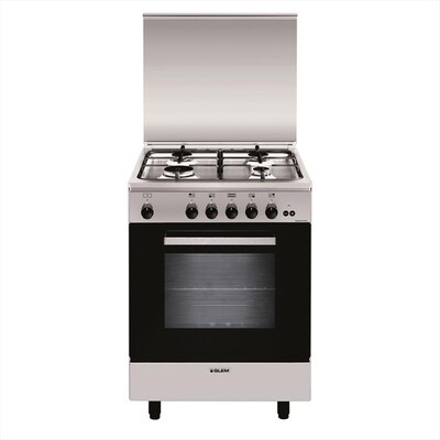 GLEM GAS - Cucina a gas A664GI Classe A-Inox