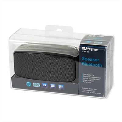 XTREME - 33138 - Mini altoparlante Kappa - NERO