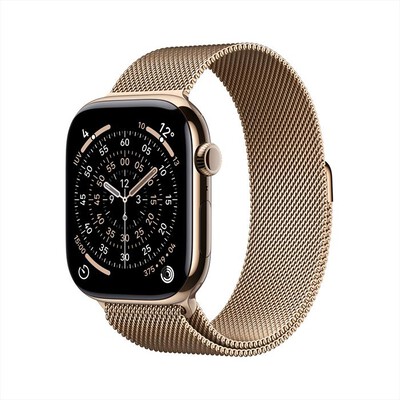 APPLE - Watch Series 11 GPS + Cellular 46mm Titanio-Oro - Loop Milanese Oro - S/M