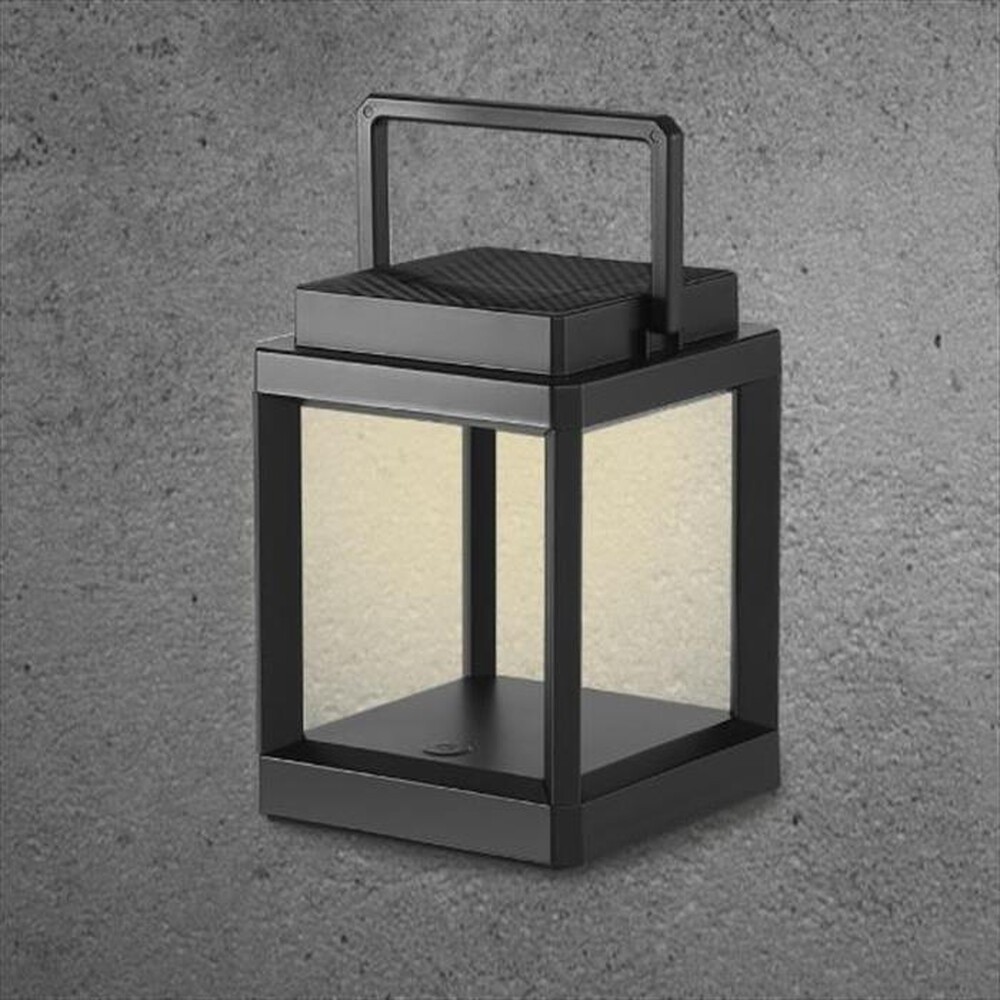 "KELU' - Lanterna da tavolo solare a batteria SUNNY-Nero"