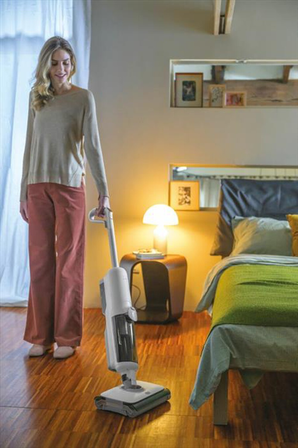 "HOOVER - Lavapavimenti HW500 011-Grigio, Bianco"