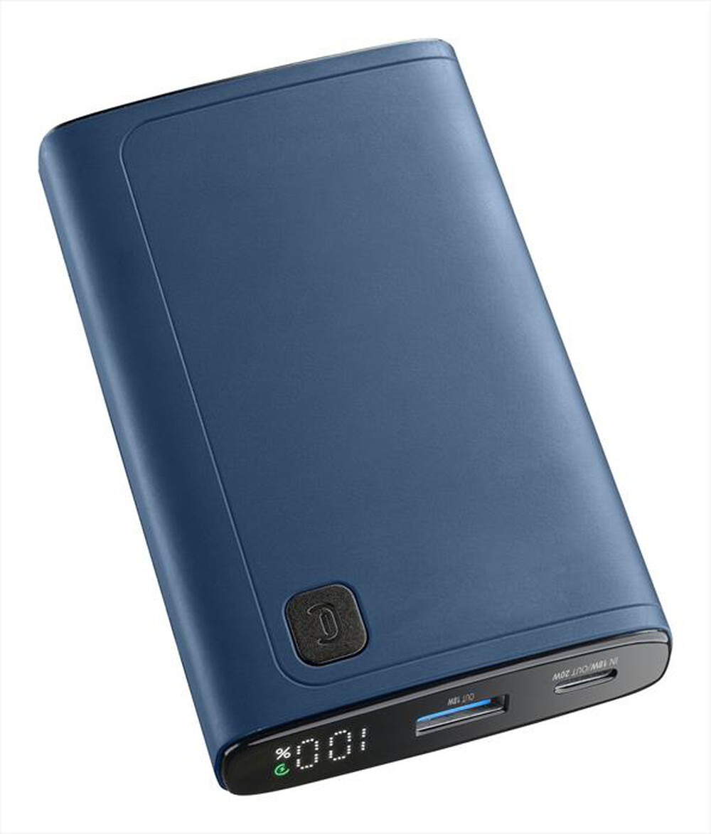 Immagine del prodotto CELLULARLINE - Caricabatterie Portatile PBDISPL01PD10000B-Blu