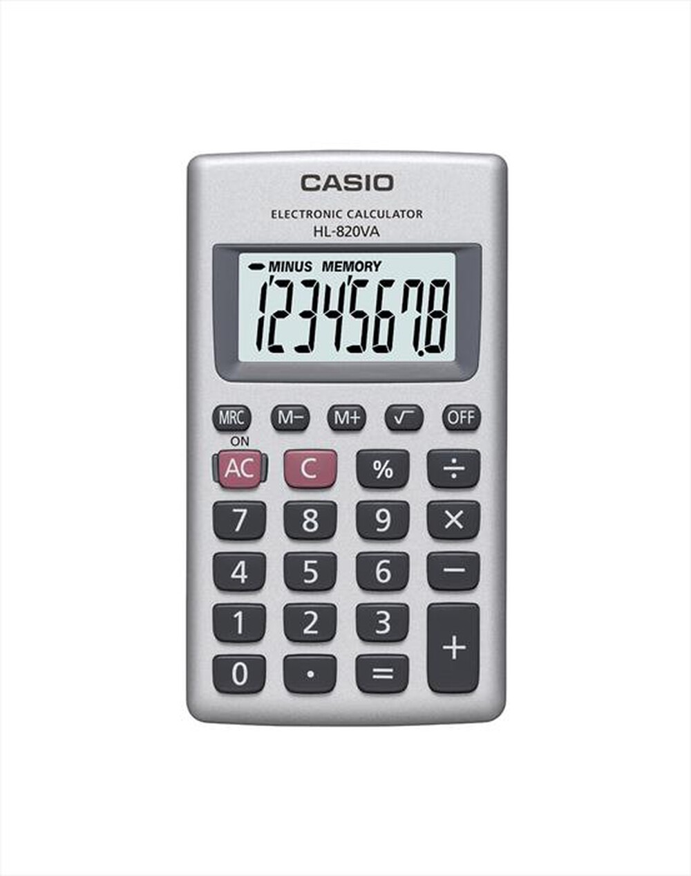 "CASIO - HL-820VA-GRIGIO"