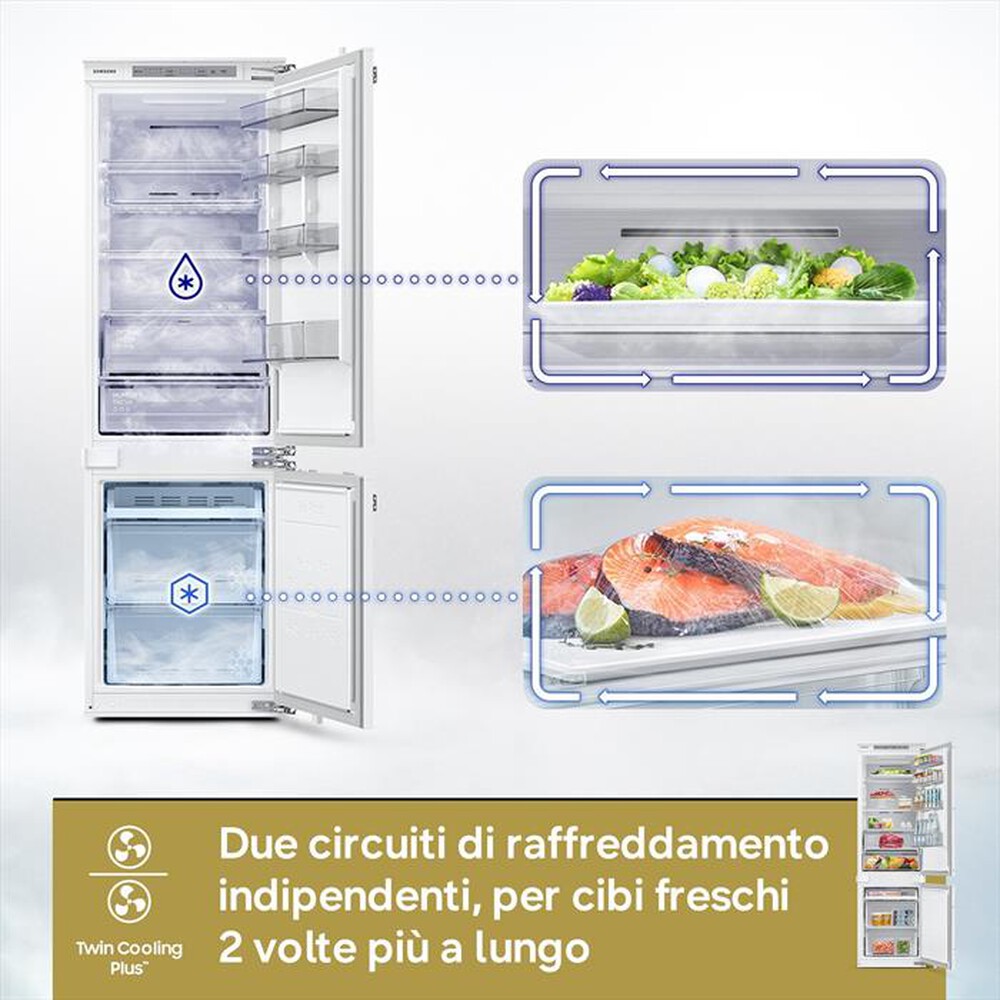 Immagine del prodotto SAMSUNG - Frigorifero incasso BRB26703CWW/EF Classe C 267lt-Bianco