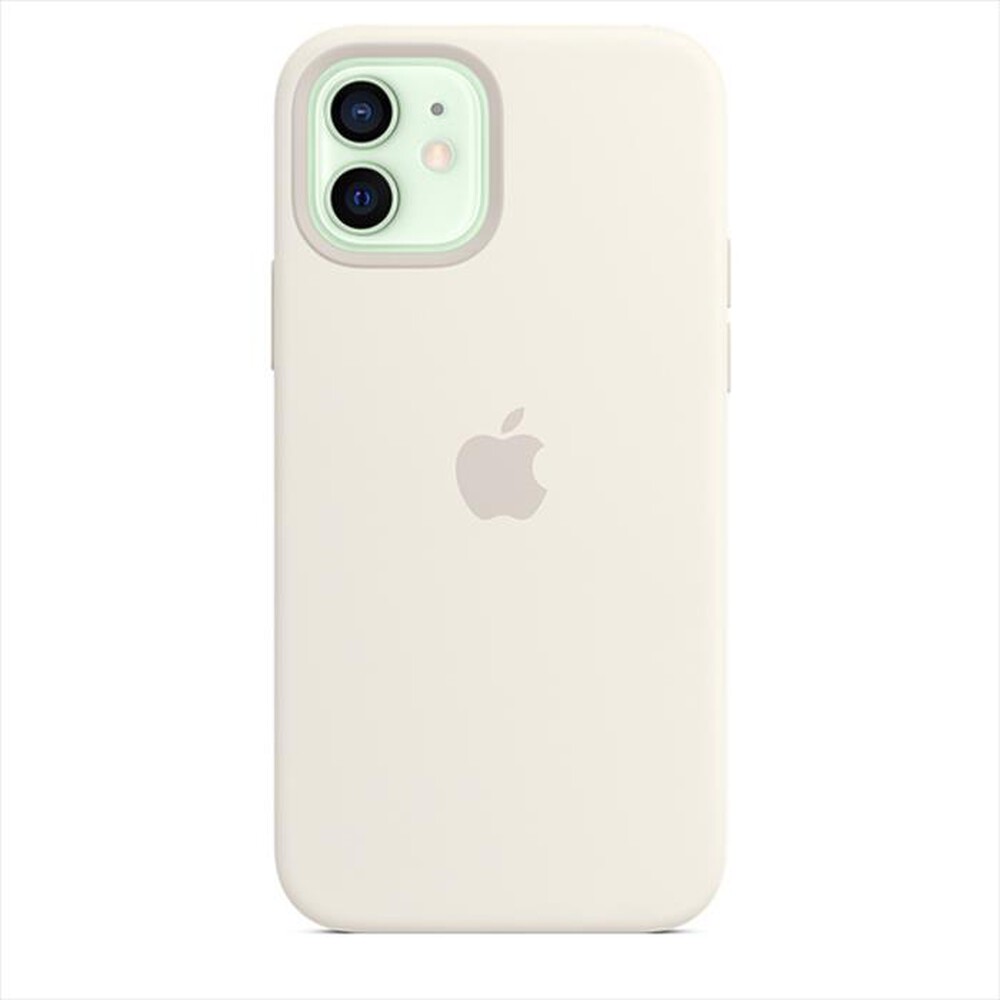 "APPLE - Custodia MagSafe in silicone iPhone 12/12 Pro-Bianco"
