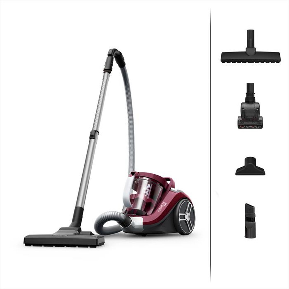 "ROWENTA - Aspirapolvere a traino RO4B63-Rosso/Grigio"