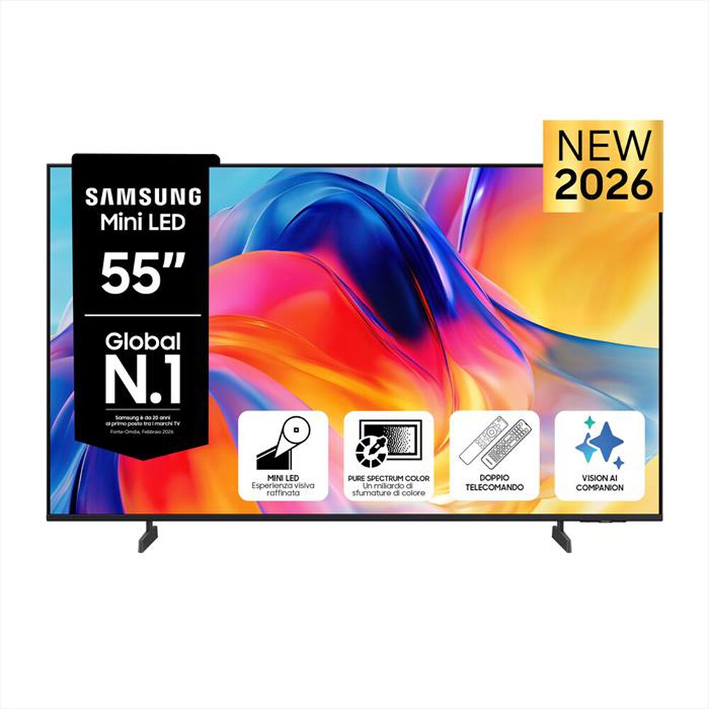 Immagine del prodotto SAMSUNG - Smart TV Mini LED 4K AI 55" UE55M70HAUXZT-Titan Gray