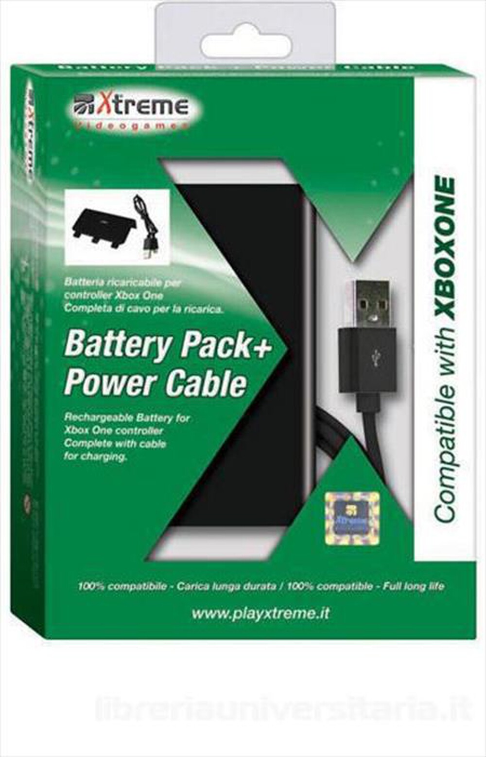 "XTREME - 65425 - Xbox One Battery Pack + Power Cable"
