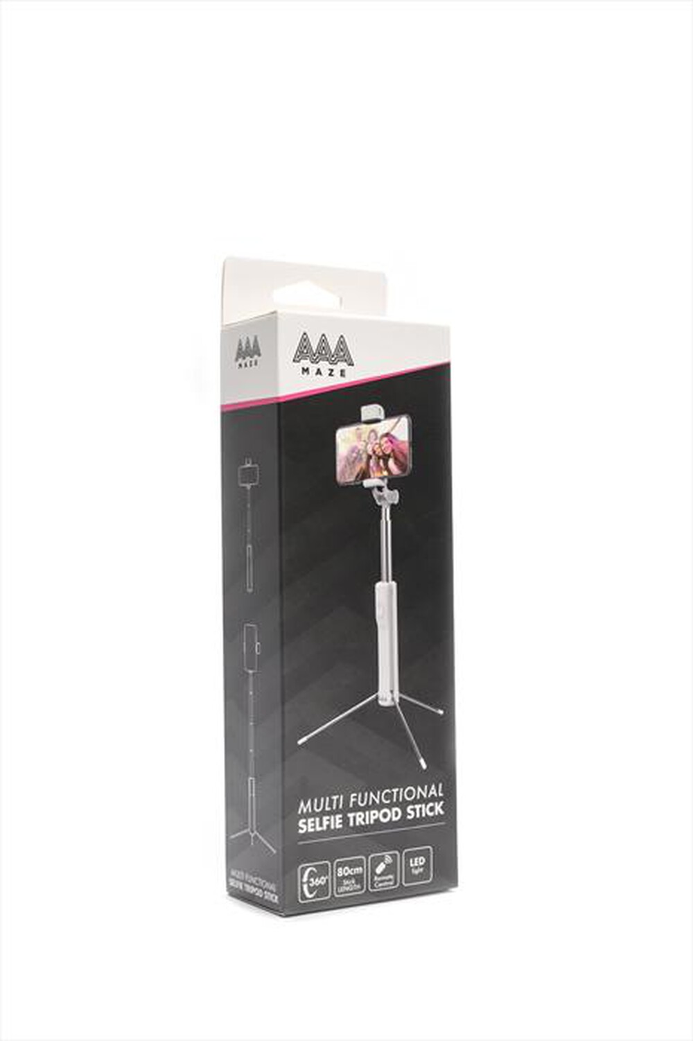 Immagine del prodotto AAAMAZE - ASTA SELFIE TREPPIEDI UNIVERSALE-Nero