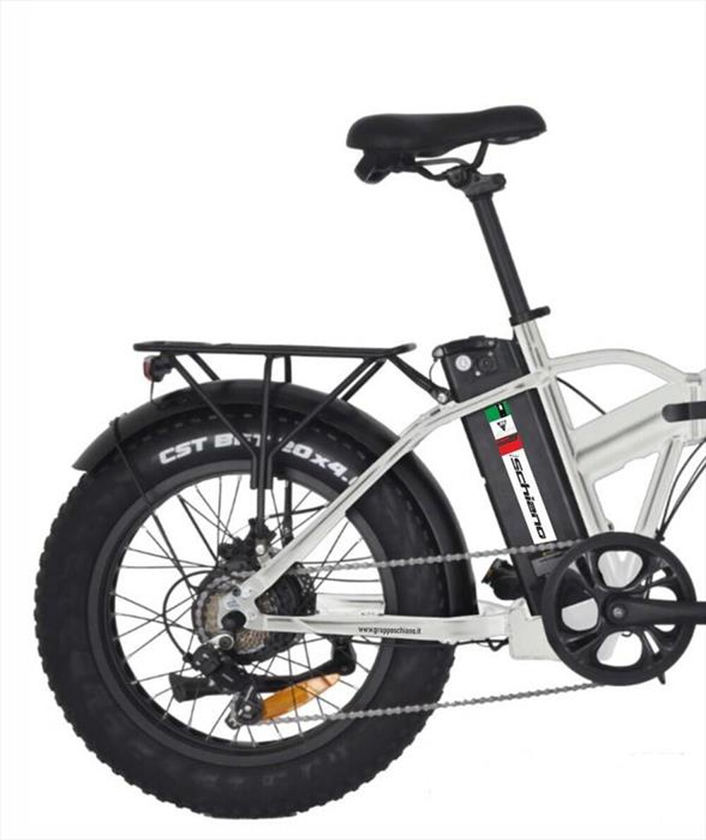 "F.LLI SCHIANO - Fat bike FAT BIKE MADRIGAL X2 20\" ALLUMINIO-SILVER"