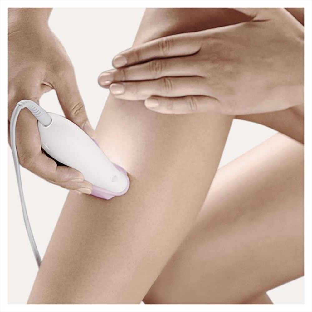 "BRAUN - Silk-èpil Nuovo 3270 Gambe & Corpo-BIANCO/ROSA"