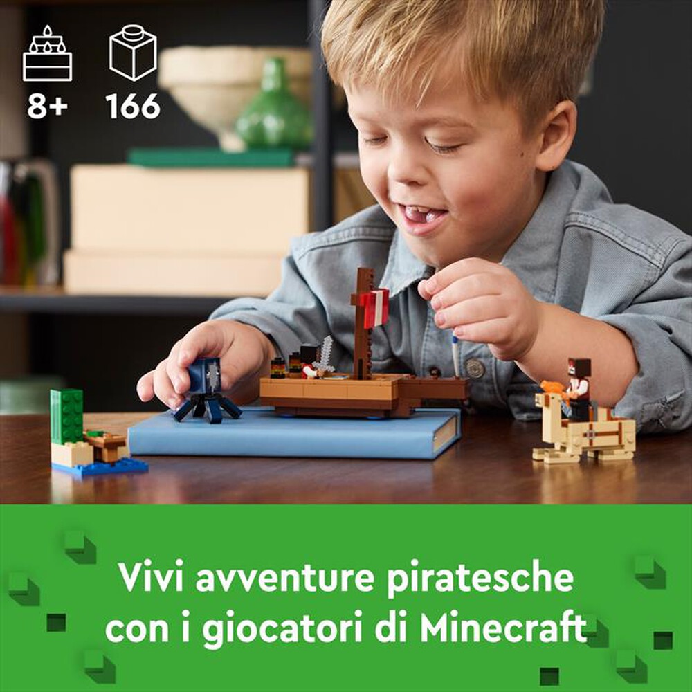 Immagine del prodotto LEGO - MINECRAFT Il viaggio del galeone dei pirati 21259