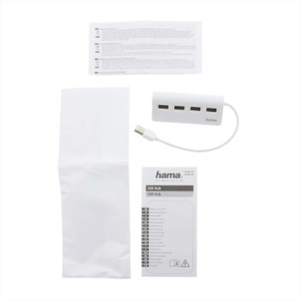 "HAMA - HUB USB 2.0-BIANCO"