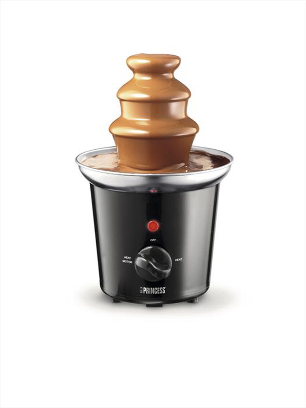 "PRINCESS - 292994 Fontana di cioccolato-nero/acciaio"