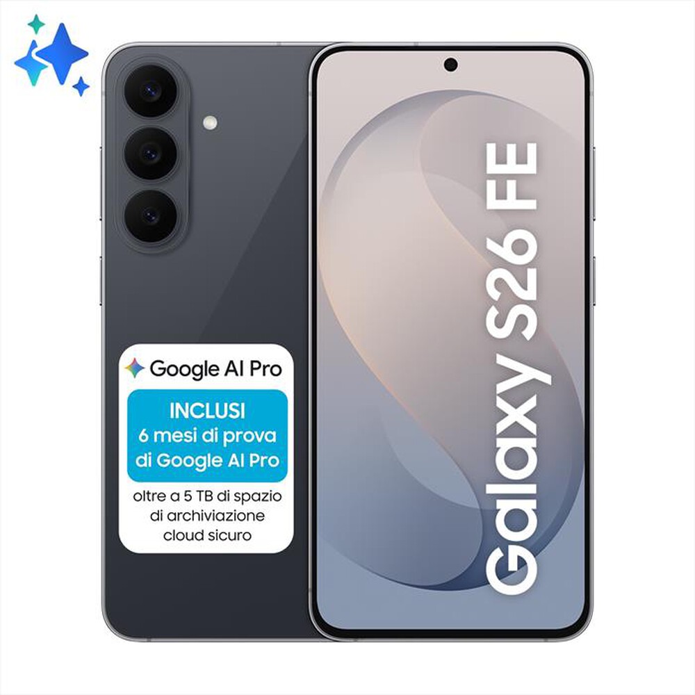 Immagine del prodotto SAMSUNG - Smartphone Galaxy S26 FE 8GB+256GB-Graphite