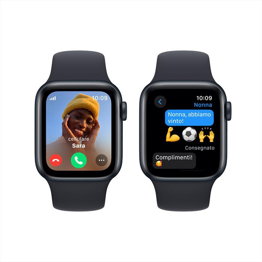 "APPLE - Watch SE GPS + Cellular Cassa 40mm - S/M-Mezzanotte"
