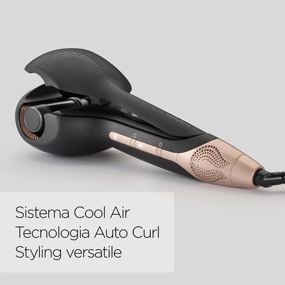 "BABYLISS - Spazzola arriccia capelli C1900E-Nero"