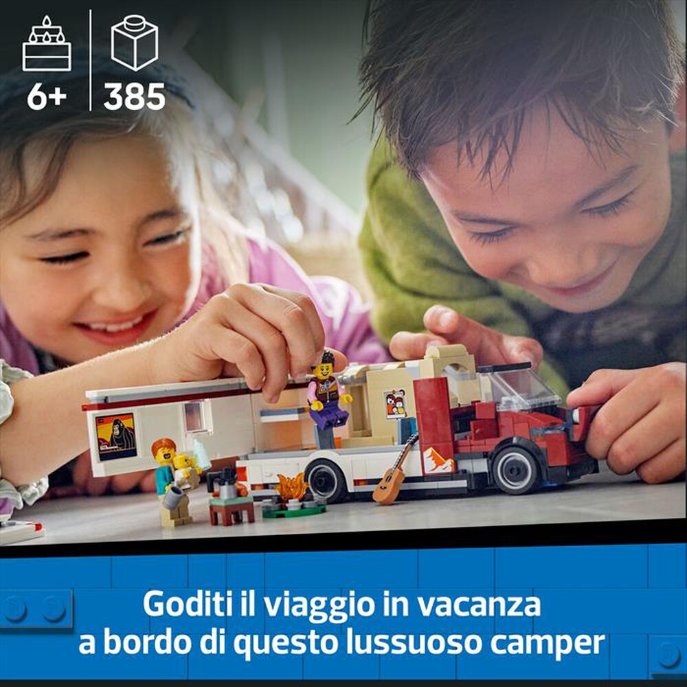 Immagine del prodotto LEGO - CITY Camper van delle vacanze d&rsquo;avventura 60454