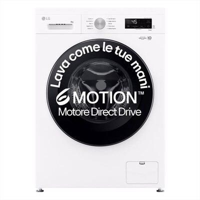 LG - Lavatrice AI DD F4NX1008NWK SERIE X1 8kg Classe A-Essence White