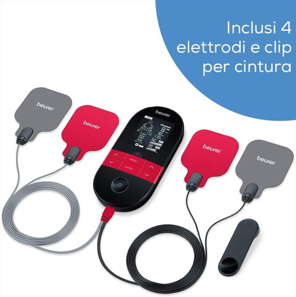 "BEURER - EM 59 Elettrostimolatore  digitale TENS/EMS-Nero"