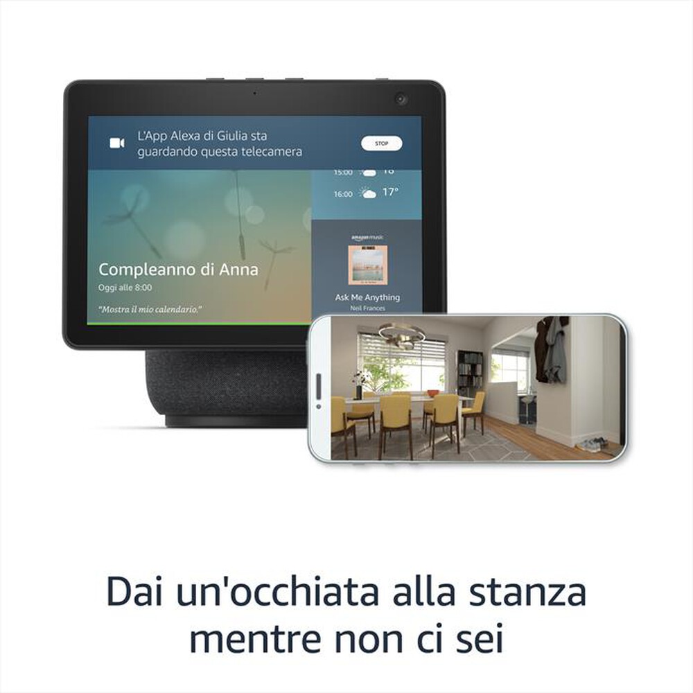"AMAZON - Speaker ECHO SHOW 10-Nero/Antracite"