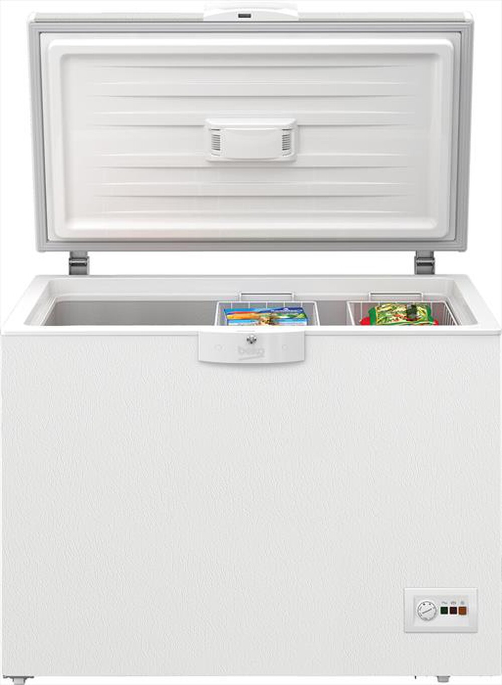 "BEKO - Congelatore orizzontale HSM29540 Classe E 300 lt-Bianco"