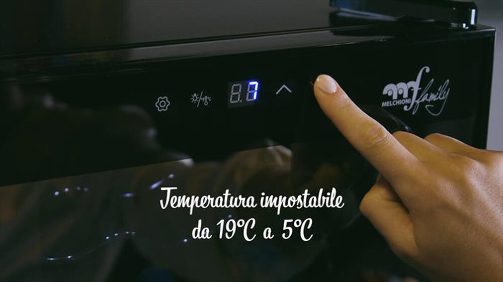 Immagine del prodotto MELCHIONI FAMILY - Cantinetta VERMENTINO 18 C Classe G 18 bottiglie-nero