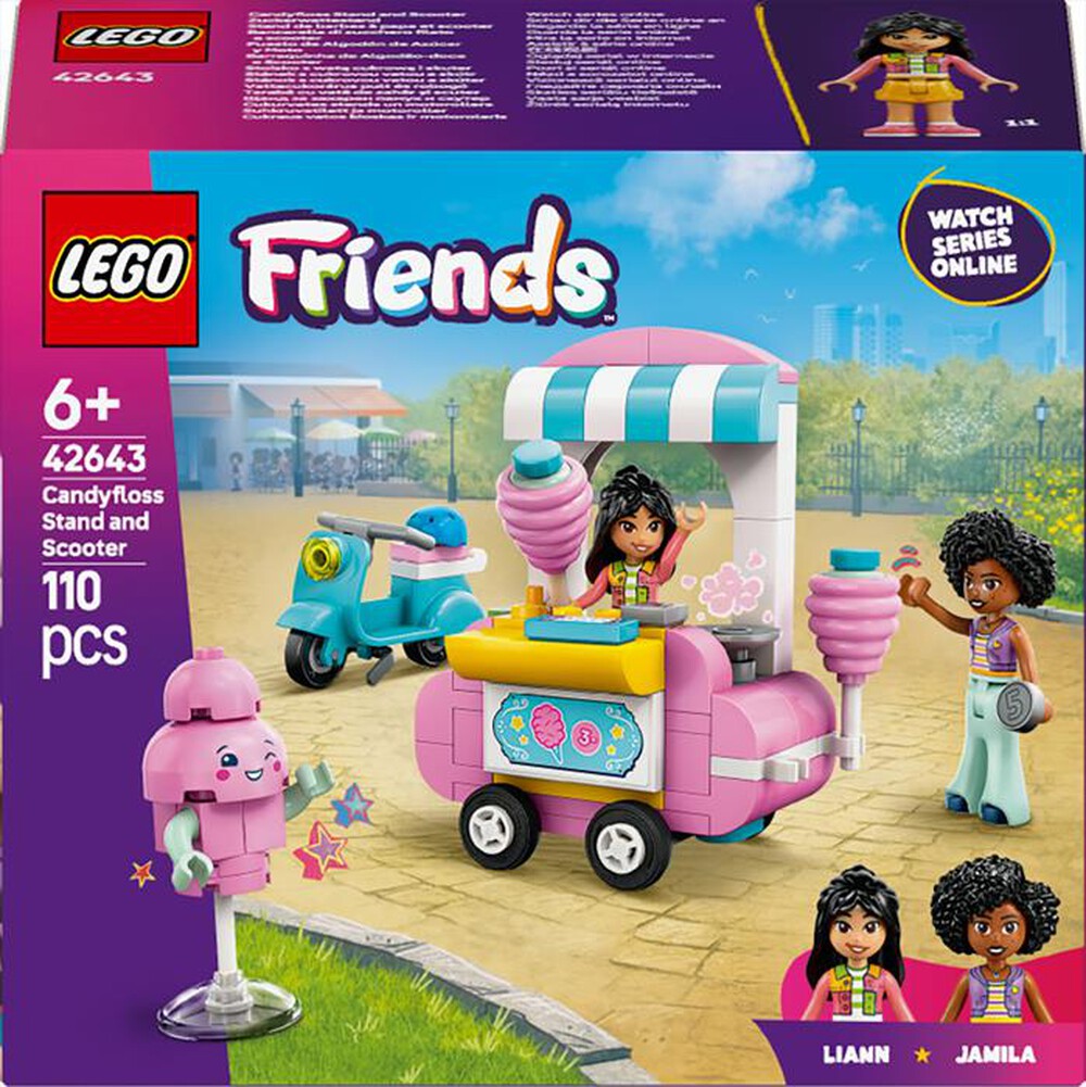 Immagine del prodotto LEGO - FRIENDS Bancarella zucchero filato e scooter 42643
