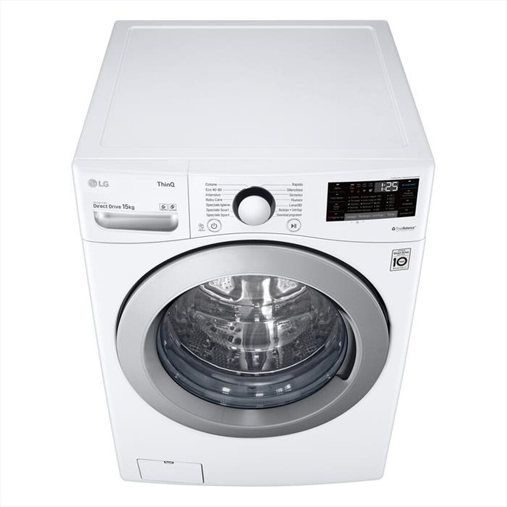 "LG - Lavatrice F1P1CN4WC 15 Kg Classe E-WHITE"