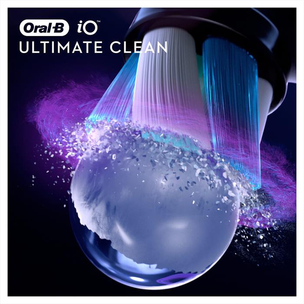 "ORAL-B - Testine di ricambio IO ULTIMATE CLEAN, 4 PEZZI-Nero"