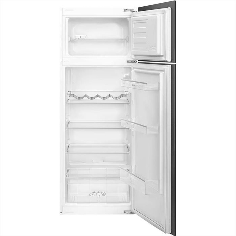 SMEG - Frigorifero 2 porte D8140E Classe E 220 lt-Bianco