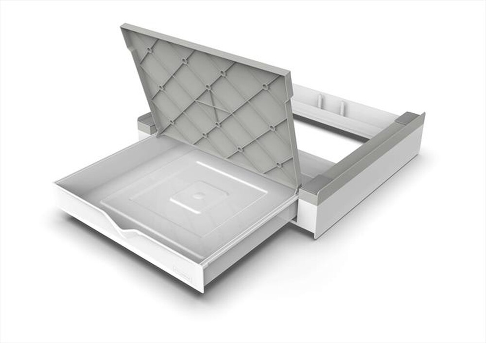 "MELICONI - Kit sovrapposizione lavatrice TORRE DUO-Tecnopolimero bianco e grigio"