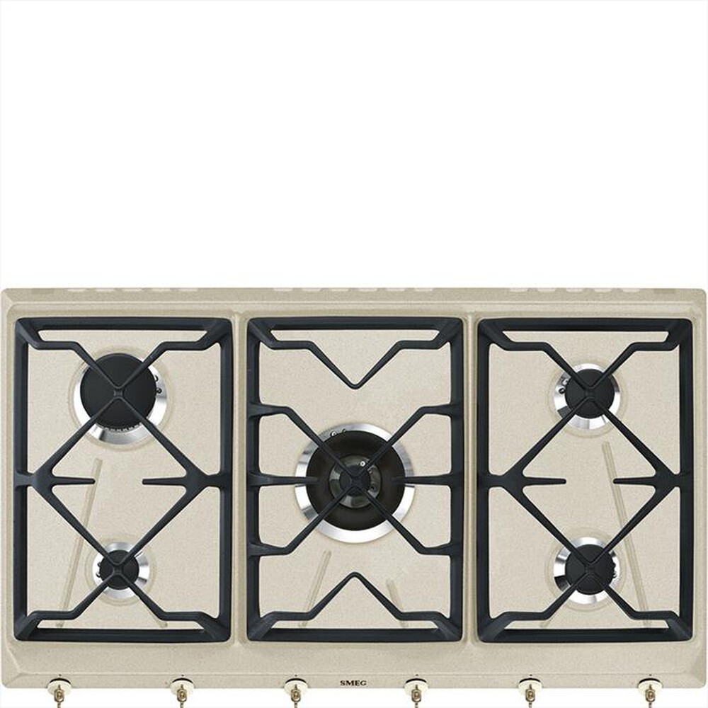 "SMEG - Piano cottura a gas SRV896AVOGH2 0cm-Avena"