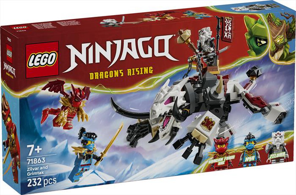 Immagine del prodotto LEGO - NINJAGO Zilvar e Grimtak la Bestia Drago - 71863