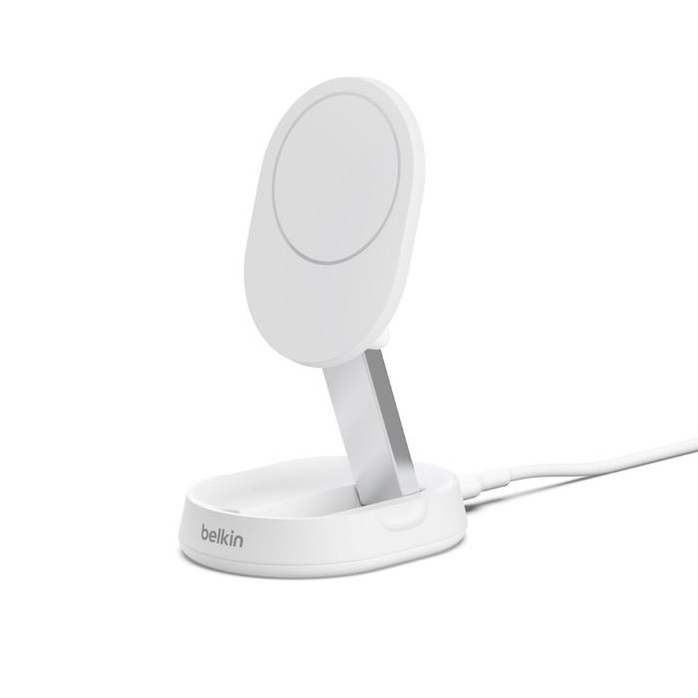 "BELKIN - SUPPORTO RICARICA WIRELESS QI2 15W + ALIMENTATORE-Bianco"