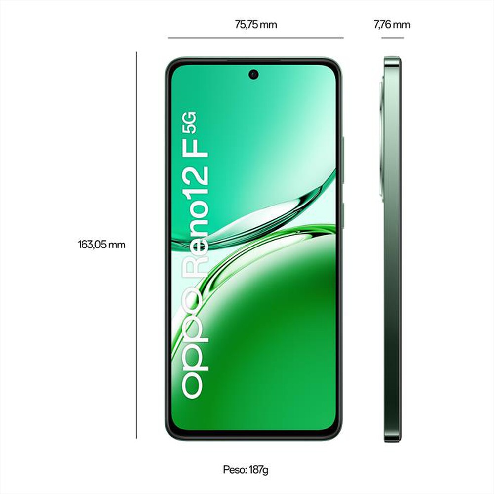"OPPO - RENO12 F 5G 8+256-Black Green"