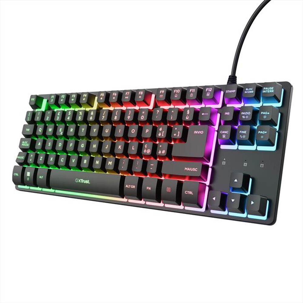 Immagine del prodotto TRUST - Tastiera illuminata GXT 833 Thado TKL-Black