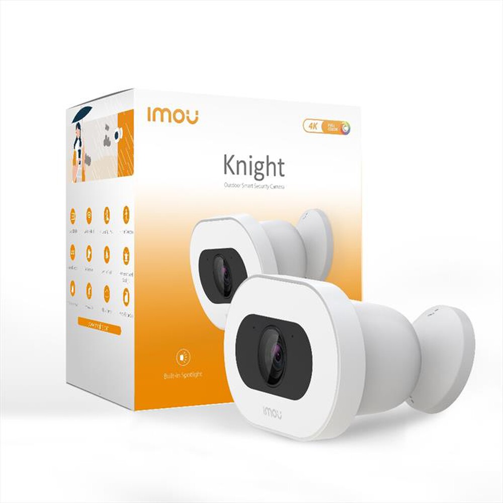 "IMOU - Telecamera da esterno KNIGHT 8MP-BIANCO"