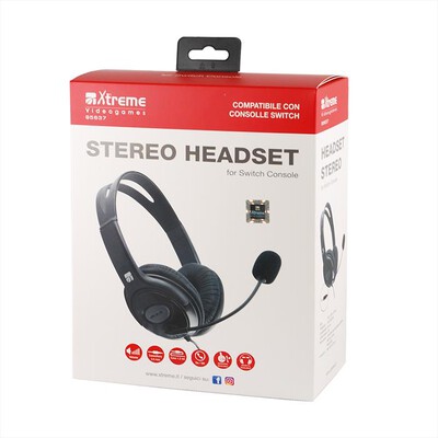 XTREME - STEREO HEADSET-NERO