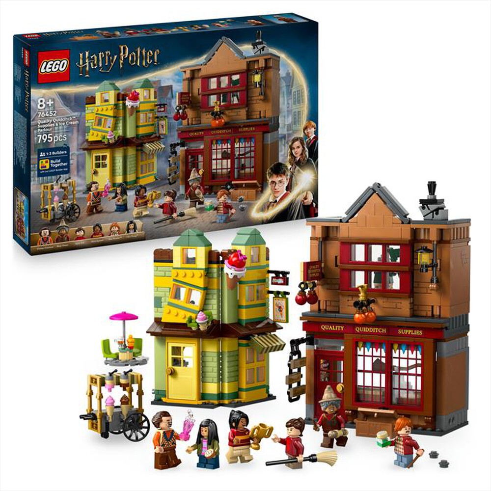 "LEGO - ACCESSORI PER IL QUIDDITCH E GELATERIA-,"