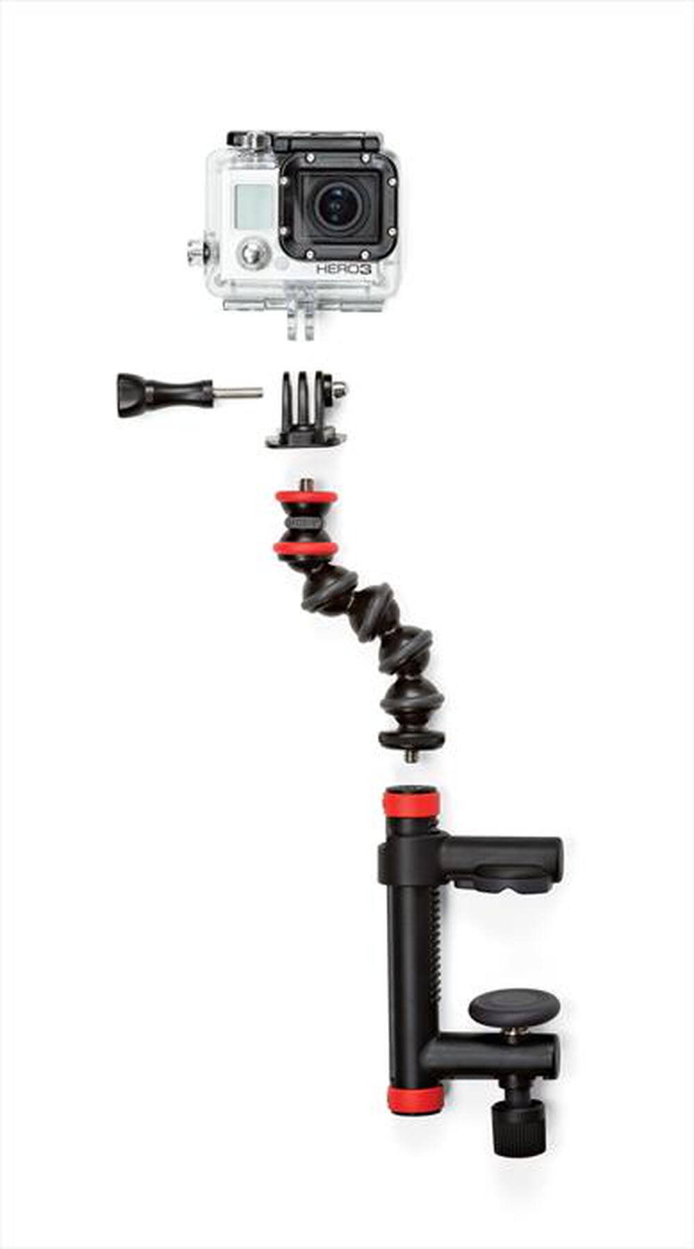 Immagine del prodotto JOBY - Action Clamp GorillaPod Arm-Black/Red