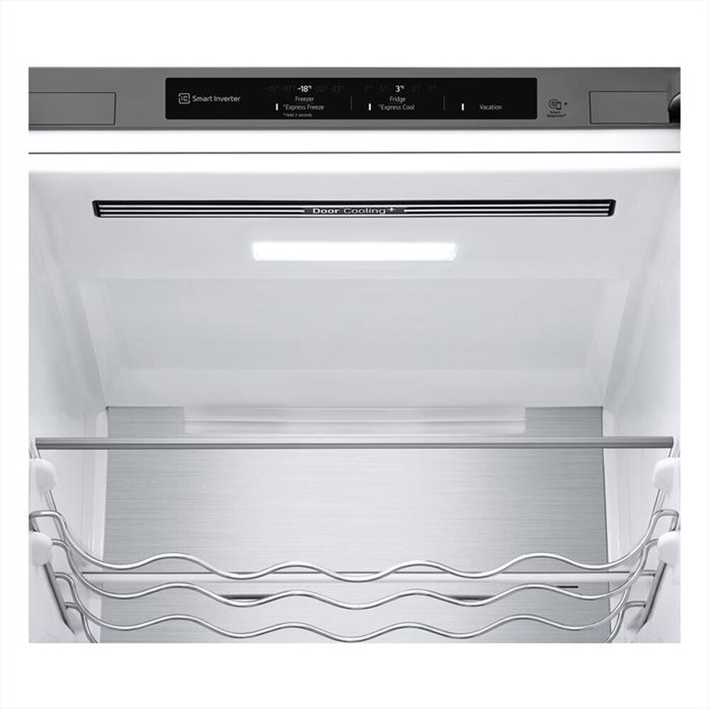 "LG - Frigorifero combinato GBV7280BMB Classe B 387L-Stainless steel"